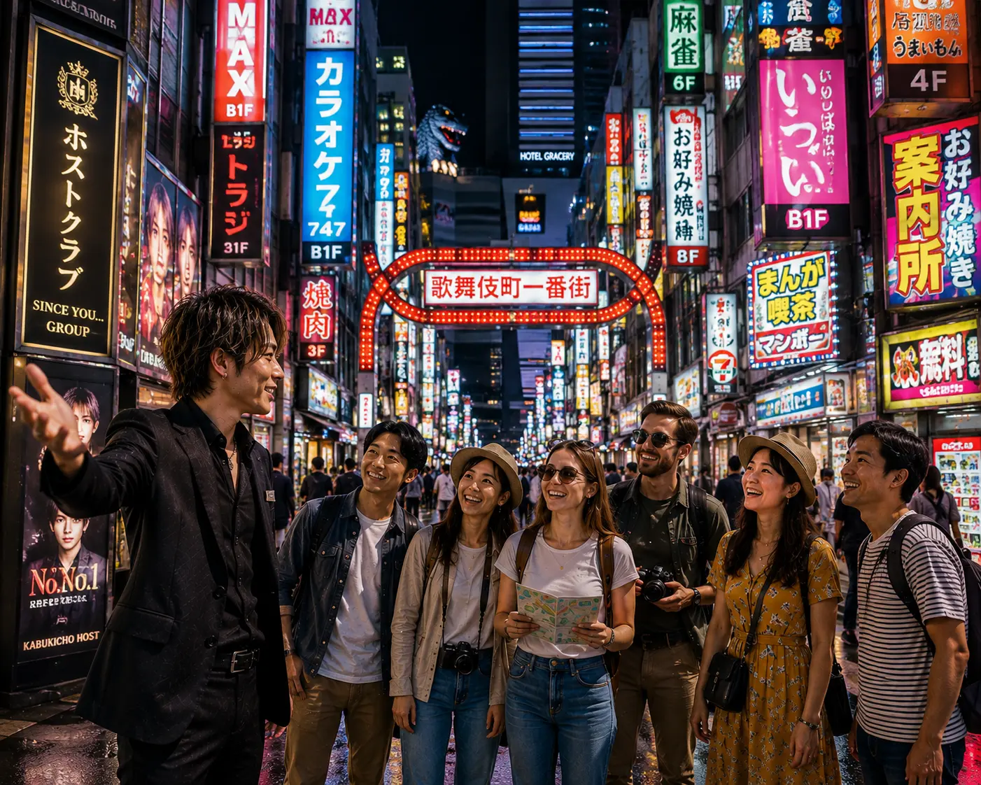 Shinjuku walking tour in Tokyo