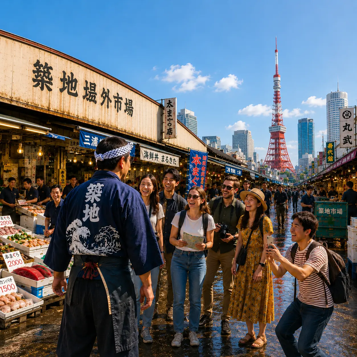 Tsukiji Market walking tour in Tokyo